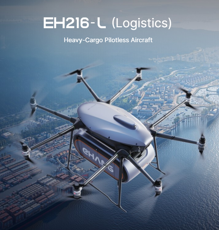 EHang EH216-L heavy-cargo pilotless aircraft